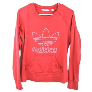 Vintage Adidas Pink Crew Neck Sweater